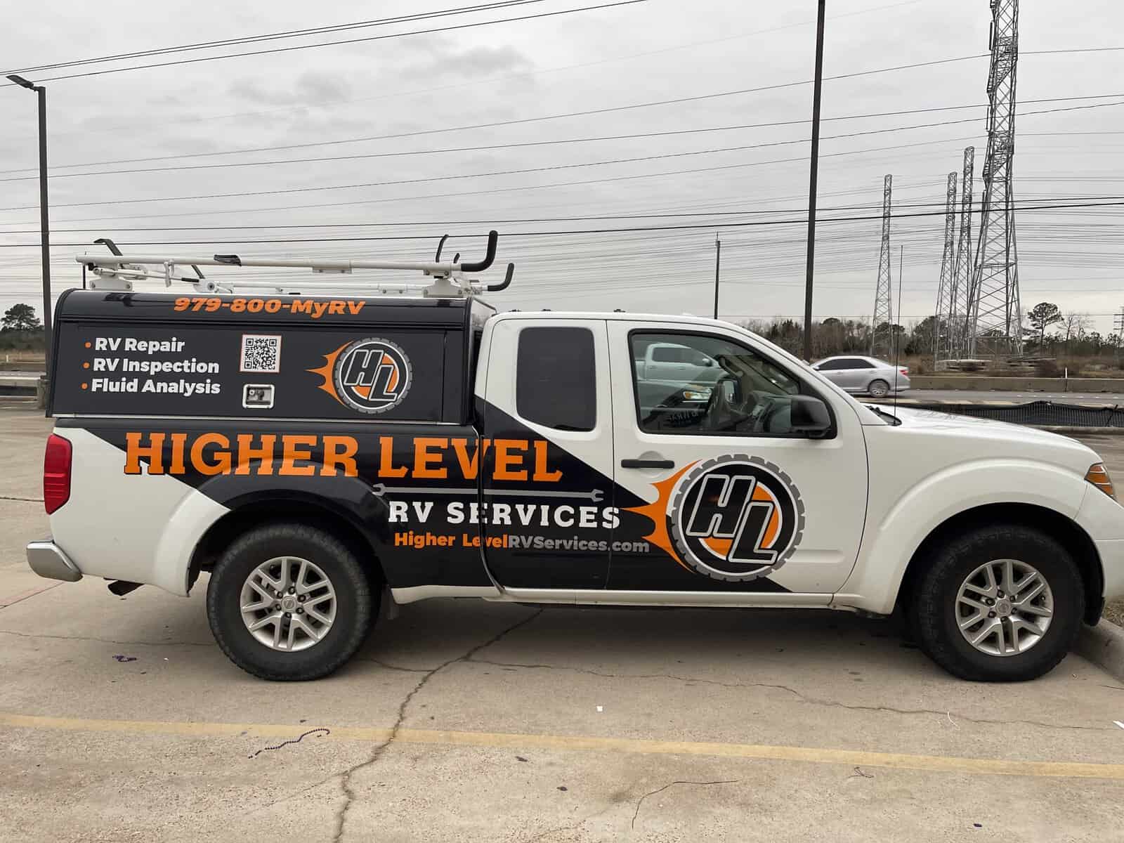Truck side view